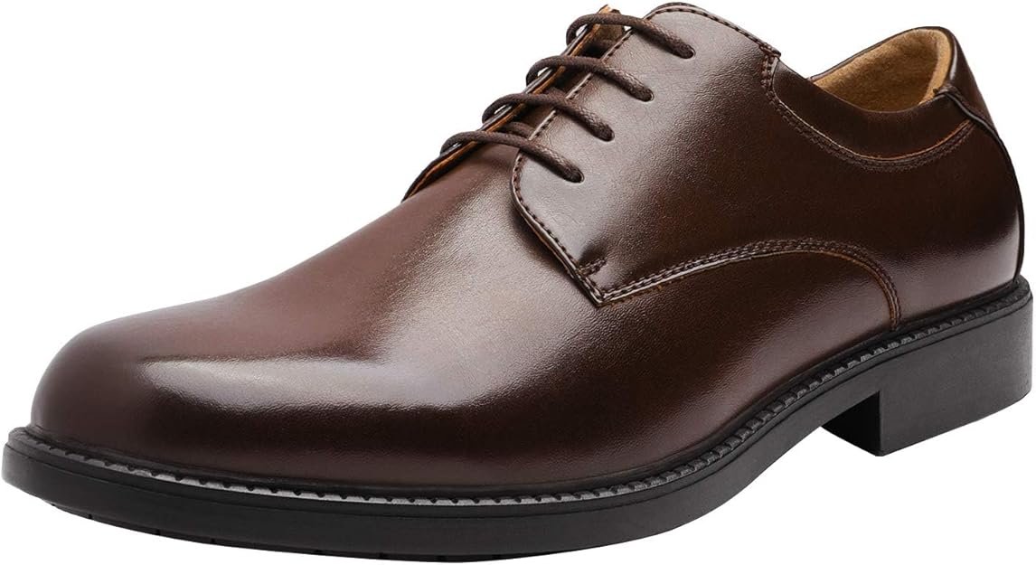 Bruno Marc Zapatos de Vestir Oxfords Zapatos de Cordones Clásico Zapatos de Traje Formales Derby para Hombre