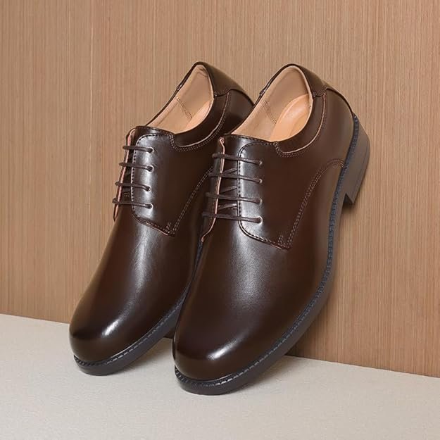 Bruno Marc Zapatos de Vestir Oxfords Zapatos de Cordones Clásico Zapatos de Traje Formales Derby para Hombre - Imagen 2